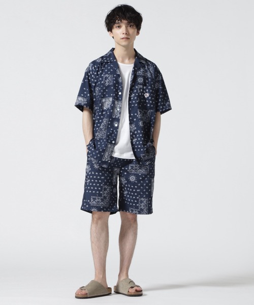 JEMORGAN（ジェーイーモーガン）の「JE MORGAN/ジェーイーモーガン　半袖総柄開襟シャツ（シャツ/ブラウス・メンズ・ネイビー/グリーン/その他・M/L）」の16枚目の写真