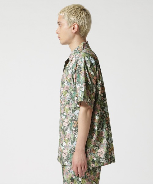 JEMORGAN（ジェーイーモーガン）の「JE MORGAN/ジェーイーモーガン　半袖総柄開襟シャツ（シャツ/ブラウス・メンズ・ネイビー/グリーン/その他・M/L）」の6枚目の写真