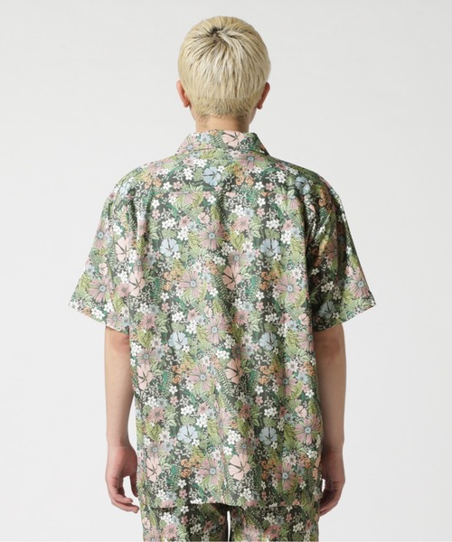 JEMORGAN（ジェーイーモーガン）の「JE MORGAN/ジェーイーモーガン　半袖総柄開襟シャツ（シャツ/ブラウス・メンズ・ネイビー/グリーン/その他・M/L）」の7枚目の写真