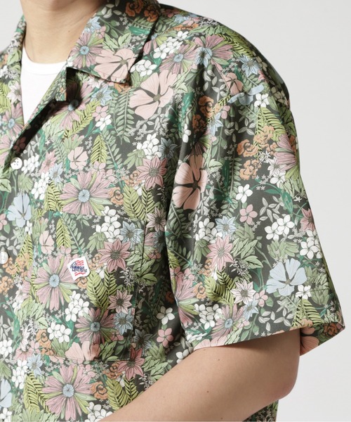 JEMORGAN（ジェーイーモーガン）の「JE MORGAN/ジェーイーモーガン　半袖総柄開襟シャツ（シャツ/ブラウス・メンズ・ネイビー/グリーン/その他・M/L）」の9枚目の写真