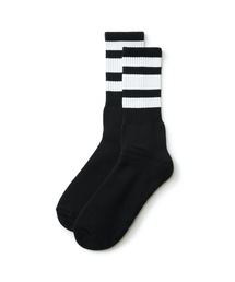 extra point（エクストラポイント）の「【extra point/エクストラポイント】Extra Point Black　ソックス　靴下（ソックス/靴下）」