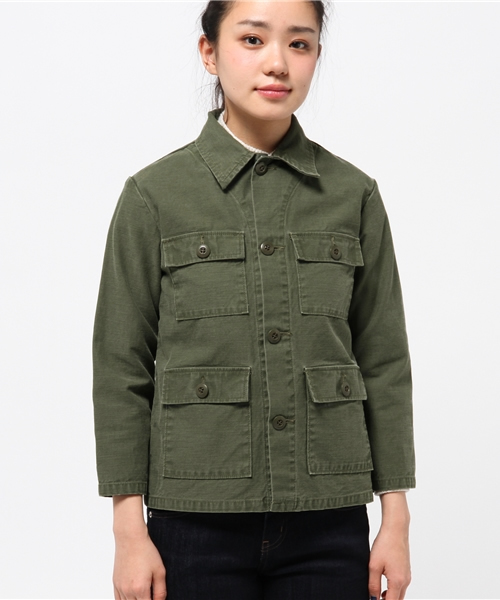 SILAS(サイラス)の「【Shinzone(シンゾーン)】ARMY JACKET(ミリタリージャケット・レディース・カーキ・SMALL)」の10枚目の写真