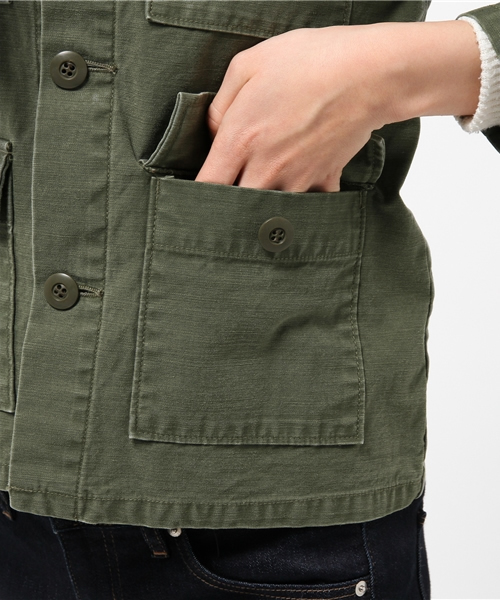 SILAS(サイラス)の「【Shinzone(シンゾーン)】ARMY JACKET(ミリタリージャケット・レディース・カーキ・SMALL)」の8枚目の写真