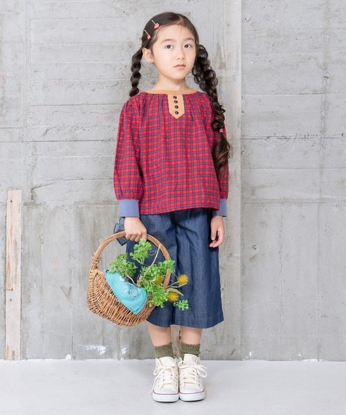 RAGMART（ラグマート）の「プリントブラウス（Tシャツ/カットソー・キッズ・ブラック/レッド/サックスブルー・90cm/80ｃｍ/95cm）」の10枚目の写真