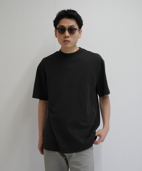 saby（サバイ）の「saby WIDE NECK TEE（Tシャツ/カットソー・メンズ・ホワイト/ブラック・SMALL/MEDIUM）」の2枚目の写真