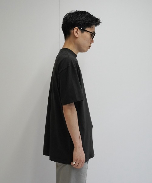 saby（サバイ）の「saby WIDE NECK TEE（Tシャツ/カットソー・メンズ・ホワイト/ブラック・SMALL/MEDIUM）」の3枚目の写真