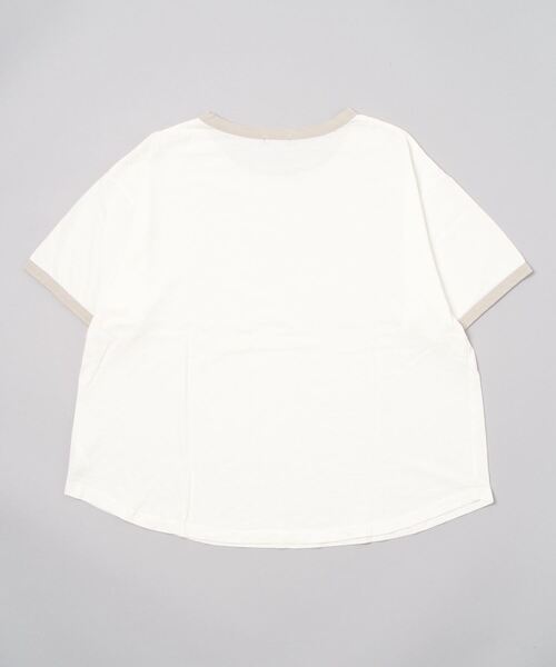 MANASTASH(マナスタッシュ)の「MANASTASH/マナスタッシュ リンガーフレアTEE(Tシャツ/カットソー・レディース・ホワイト/ブラック・F)」の18枚目の写真