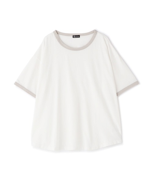 MANASTASH(マナスタッシュ)の「MANASTASH/マナスタッシュ リンガーフレアTEE(Tシャツ/カットソー・レディース・ホワイト/ブラック・F)」の16枚目の写真