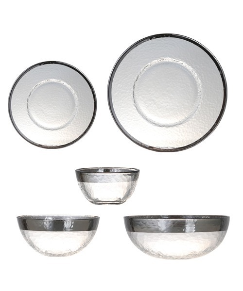 DULTON(ダルトン)の「GLASS TABLEWARE OBO GOLD PLATE 220/グラステーブルウェア オーボ ゴールド プレート 220(食器・メンズ・シルバー/ゴールド・FREE)」の5枚目の写真