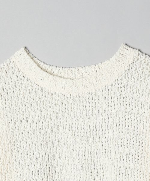 JEANASIS(ジーナシス)の「フレンチメッシュビッグロンTEE/156919(Tシャツ/カットソー・レディース・ブラック/パープル/オフホワイト・FREE)」の12枚目の写真