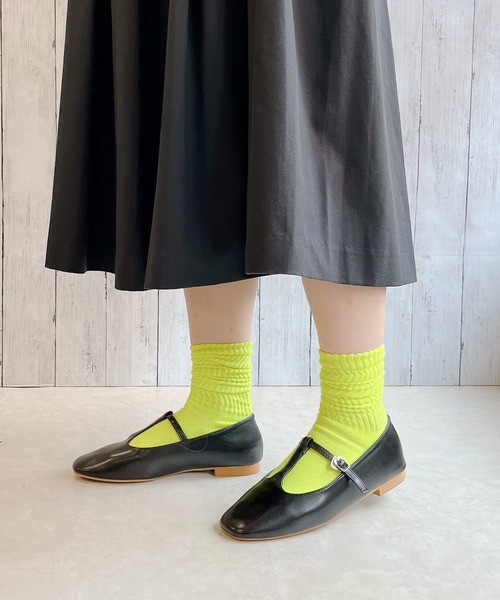 Noubel Voug Relax(ヌーベルヴォーグリラックス)の「Tストラップローヒールパンプス(パンプス・レディース・ブラック/ブラウン/アイボリー・LL/S/M/L)」の8枚目の写真