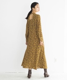 earth music&ecology | ビンテージフラワーバックシャンワンピース(ワンピース)