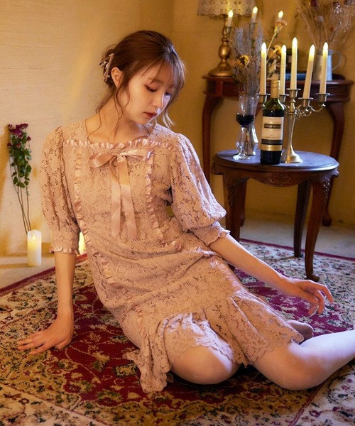 Swankiss（スワンキス）の「TS lady lace O/P（ワンピース）」 - WEAR
