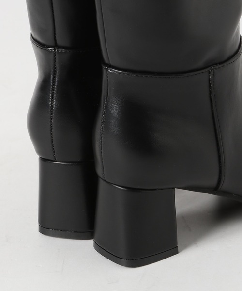 niko and...（ニコアンド）の「オリジナルヒールロングブーツ（ブーツ・レディース・ブラック・MEDIUM/LARGE）」の4枚目の写真