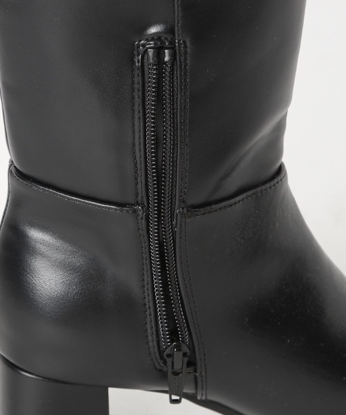 niko and...（ニコアンド）の「オリジナルヒールロングブーツ（ブーツ・レディース・ブラック・MEDIUM/LARGE）」の6枚目の写真