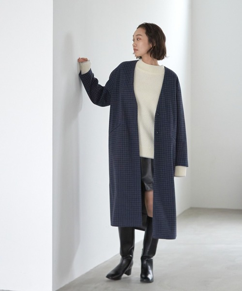 niko and...（ニコアンド）の「オリジナルヒールロングブーツ（ブーツ・レディース・ブラック・MEDIUM/LARGE）」の16枚目の写真