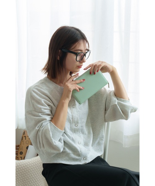 DEVICE（デバイス）の「【スキミング防止】通帳ケース パスポートケース（パスポートケース・レディース・グレー/ブルー/ピンクベージュ・FREE）」の6枚目の写真