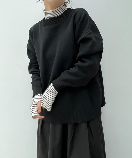 y/m by misato（イムバイミサト）の「2WAYカーディガン（カーディガン/ボレロ・レディース・ブラック/オレンジ/グリーン・FREE）」の11枚目の写真