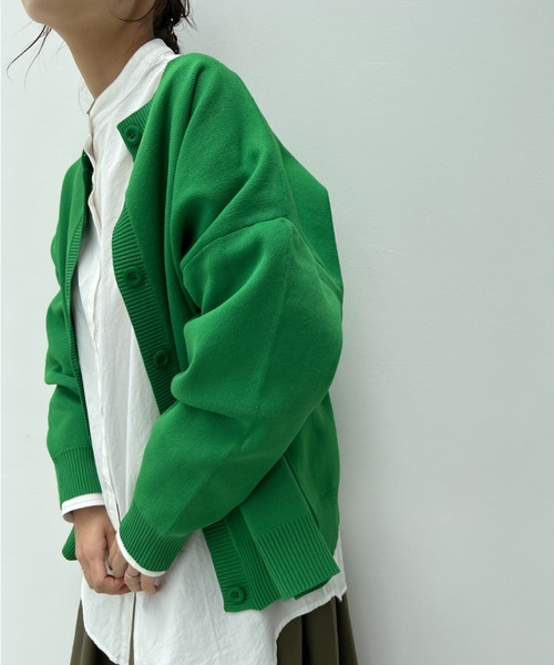 y/m by misato（イムバイミサト）の「2WAYカーディガン（カーディガン/ボレロ・レディース・ブラック/オレンジ/グリーン・FREE）」の12枚目の写真