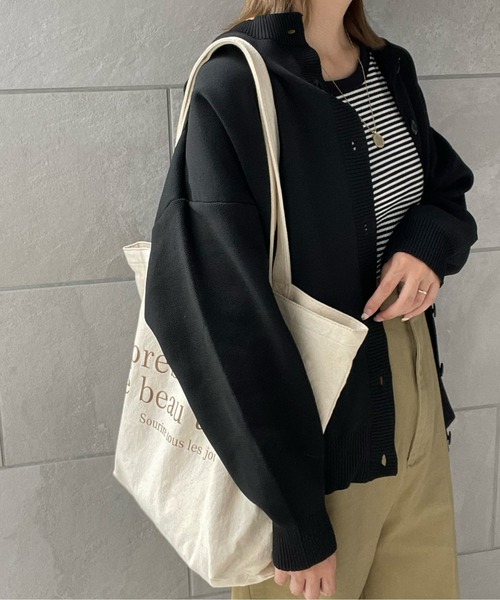 y/m by misato（イムバイミサト）の「2WAYカーディガン（カーディガン/ボレロ・レディース・ブラック/オレンジ/グリーン・FREE）」の15枚目の写真