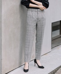 Munich | Munich（ミューニック）リラックスツイードストレッチチェックテーパードパンツ/MN222P17(その他パンツ)