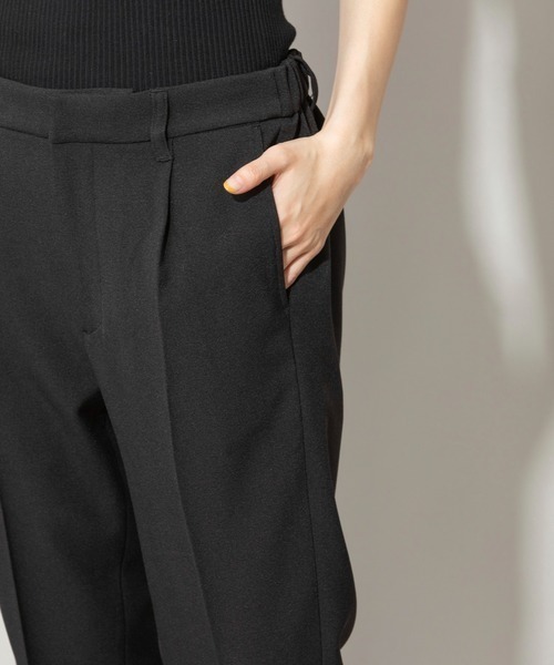 Munich（ミューニック）の「Munich（ミューニック）リラックスツイードストレッチチェックテーパードパンツ/MN222P17（その他パンツ・レディース・ブラック/グレー・S/XS）」の13枚目の写真