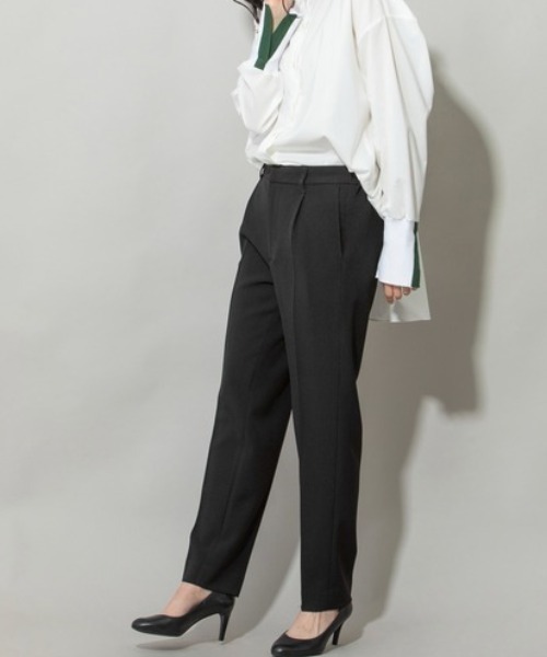 Munich（ミューニック）の「Munich（ミューニック）リラックスツイードストレッチチェックテーパードパンツ/MN222P17（その他パンツ・レディース・ブラック/グレー・S/XS）」の10枚目の写真