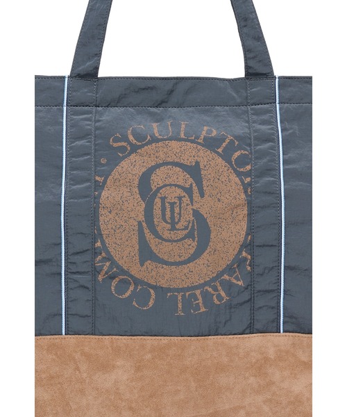 SCULPTOR（スカルプター）の「Big Enough Tote Bag/ビックイナッフトートバック（バックパック/リュック・レディース・グリーン系その他/ネイビー・FREE）」の9枚目の写真