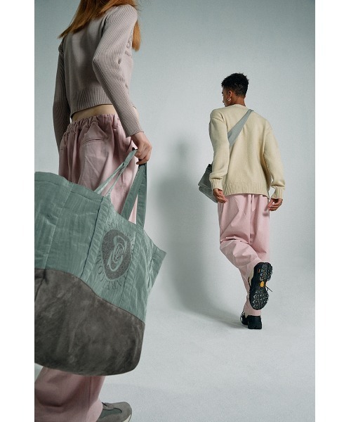 SCULPTOR（スカルプター）の「Big Enough Tote Bag/ビックイナッフトートバック（バックパック/リュック・レディース・グリーン系その他/ネイビー・FREE）」の5枚目の写真