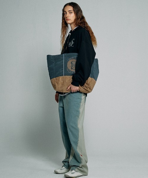 SCULPTOR（スカルプター）の「Big Enough Tote Bag/ビックイナッフトートバック（バックパック/リュック・レディース・グリーン系その他/ネイビー・FREE）」の11枚目の写真