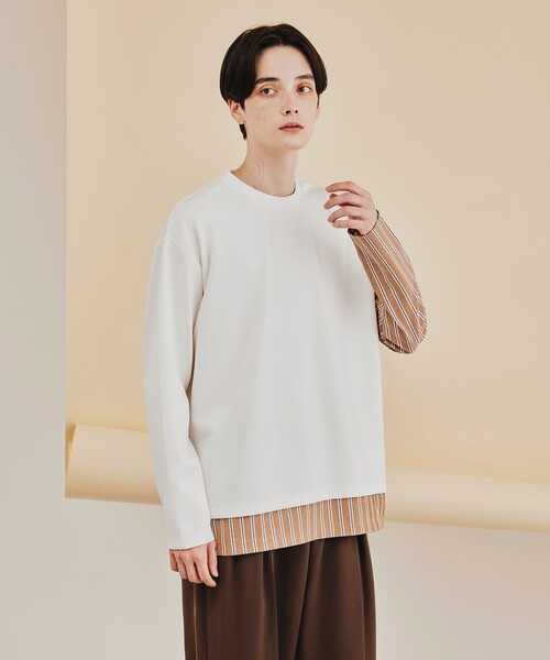 tk.TAKEO KIKUCHI（ティーケータケオキクチ）の「◇ストライプレイヤー