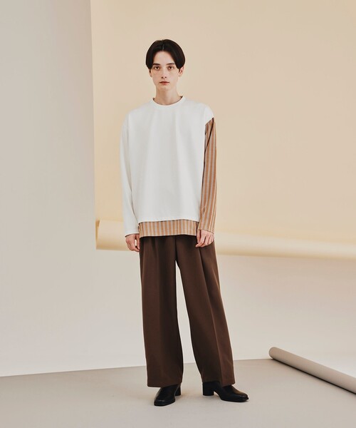 tk.TAKEO KIKUCHI（ティーケータケオキクチ）の「◇ストライプレイヤー