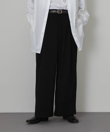 SENSE OF PLACE by URBAN RESEARCH | 『わたべ×SOP』『WEB/一部店舗限定』ヘビータックワイドパンツ(スラックス)