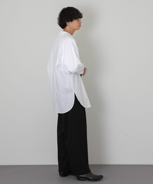 SENSE OF PLACE by URBAN RESEARCH(センスオブプレイスバイアーバンリサーチ)の「『わたべ×SOP』ヘビータックワイドパンツ(スラックス・メンズ・ブラック/ベージュ/カーキ・MEDIUM/LARGE)」の10枚目の写真