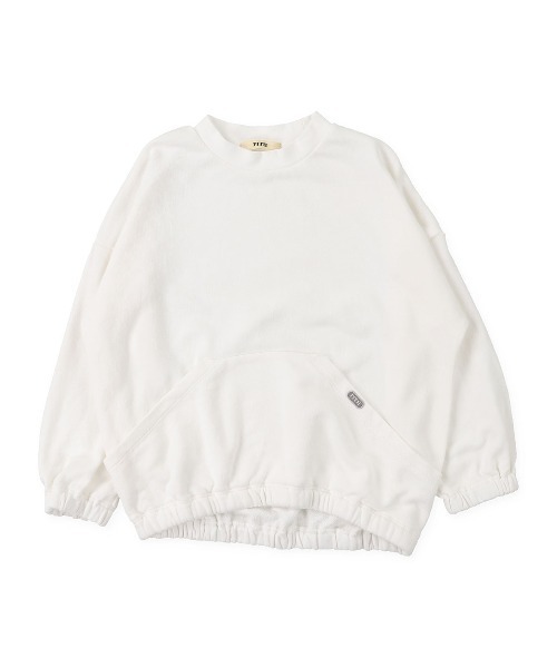 FITH（フィス）の「エアリー裏毛 長袖 オーバー スウェット（スウェット・キッズ・ホワイト/ブラック/グリーン/グレー・110/90/80/100/120）」の11枚目の写真