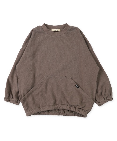 FITH（フィス）の「エアリー裏毛 長袖 オーバー スウェット（スウェット・キッズ・ホワイト/ブラック/グリーン/グレー・110/90/80/100/120）」の13枚目の写真