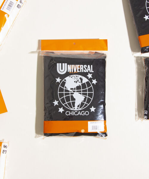 UNIVERSAL OVERALL（ユニバーサルオーバーオール）の「【UNIVERSAL OVERALL】ヘビーウエイトサーマル ルーズフィット パックTシャツ（Tシャツ/カットソー・メンズ・ホワイト系その他/ブラック系その他/ホワイト系その他2/ホワイト系その他3/ブラック系その他2/ブラック系その他3・M/L/XL）」の8枚目の写真