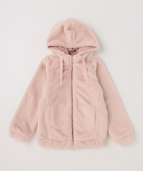 ☆*ぞ様 kate spade new york kids フェイクファーパーカ kate spade new york kids（ケイトスペードニューヨーク）の「ガールズ