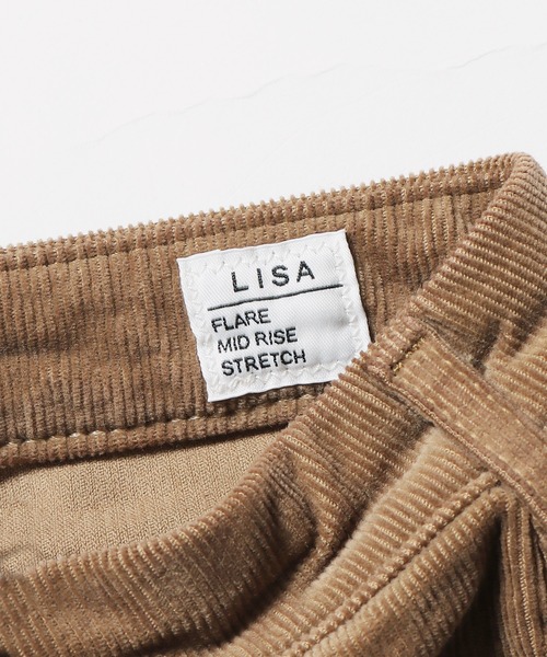 SOMETHING(サムシング)の「SOMETHING/サムシング LISA FLARE コーデュロイパンツ フレアパンツ(その他パンツ・レディース・ブラウン/レッド/グリーン/ホワイト/ブルー/ライトブルー・28/26/27/25)」の17枚目の写真