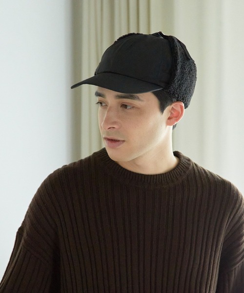 LAKOLE（ラコレ）の「ナイロンフライトキャップ / 353291（キャップ・メンズ・ブラック/カーキ・9）」の2枚目の写真