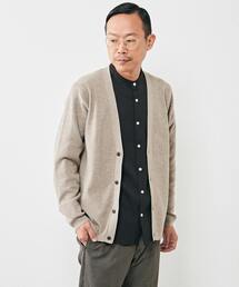 ミドルゲージリッジウォッシャブル片畦カーディガン