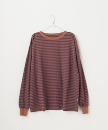 WHIMSIC | 【WHIMSIC】ミニパイルボーダーロングスリーブT(Tシャツ/カットソー)