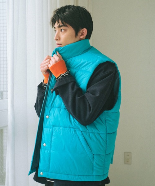 WHIMSIC（ウィムジック）の「【UNISEX】ミニパイルボーダーロングスリーブT（Tシャツ/カットソー・メンズ・ホワイト/ブラウン/ブルー/ブラック・FREE）」の11枚目の写真