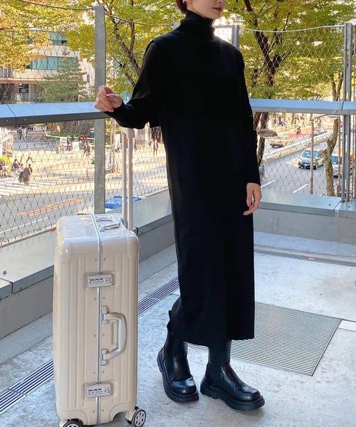 ハイネックレイヤードニットワンピース ワンピース Free S Mart フリーズマート のファッション通販 Zozotown