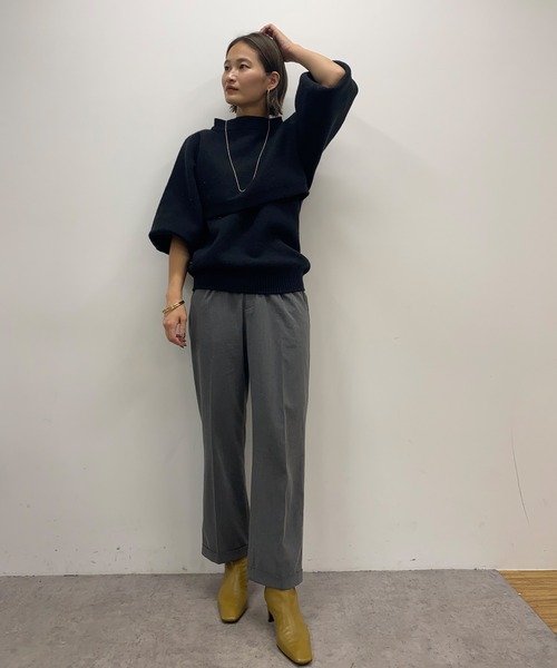 SHENERY（シーナリー）の「レイヤードニット（ニット/セーター・レディース・ブラック/オリーブ/オフホワイト・FREE）」の22枚目の写真