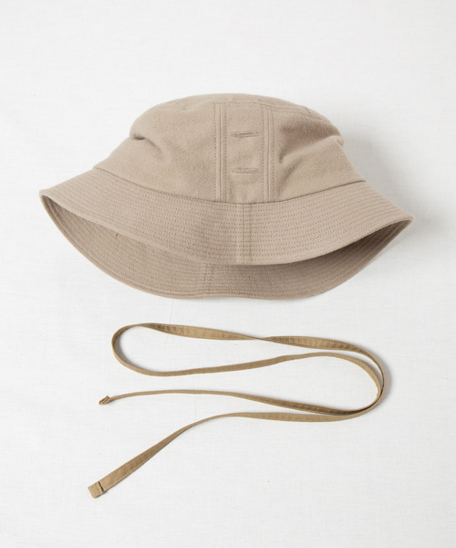 RACAL(ラカル)の「Frannel Cord Bucket Hat / フランネルコードバケットハット(ハット・メンズ・ブラック/グレイッシュベージュ・MEDIUM/LARGE)」の18枚目の写真