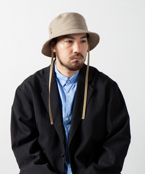 RACAL(ラカル)の「Frannel Cord Bucket Hat / フランネルコードバケットハット(ハット・メンズ・ブラック/グレイッシュベージュ・MEDIUM/LARGE)」の19枚目の写真