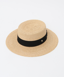 HELEN KAMINSKI/CLASSIC RAFFIA BRAID Boater Short Brim