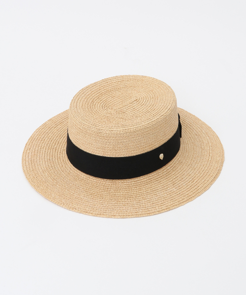 martinique(マルティニーク)の「HELEN KAMINSKI/CLASSIC RAFFIA BRAID Boater Short Brim(ハット・レディース・ナチュラル・FREE)」の1枚目の写真