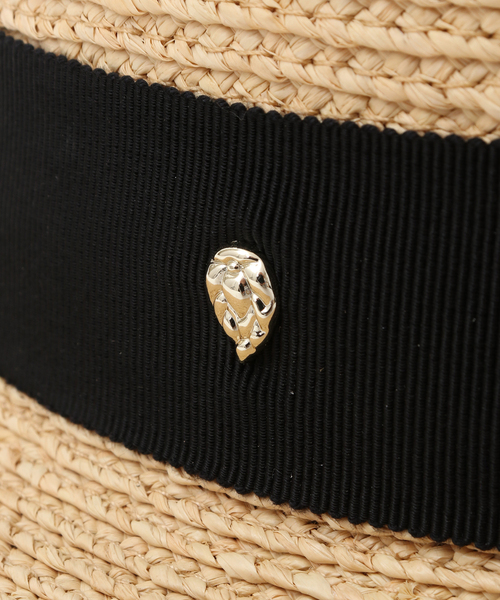 martinique(マルティニーク)の「HELEN KAMINSKI/CLASSIC RAFFIA BRAID Boater Short Brim(ハット・レディース・ナチュラル・FREE)」の5枚目の写真